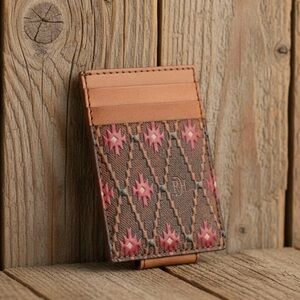 Red Dirt Hat Company Southwestern Card Case with Magnetic Money Clip NWT